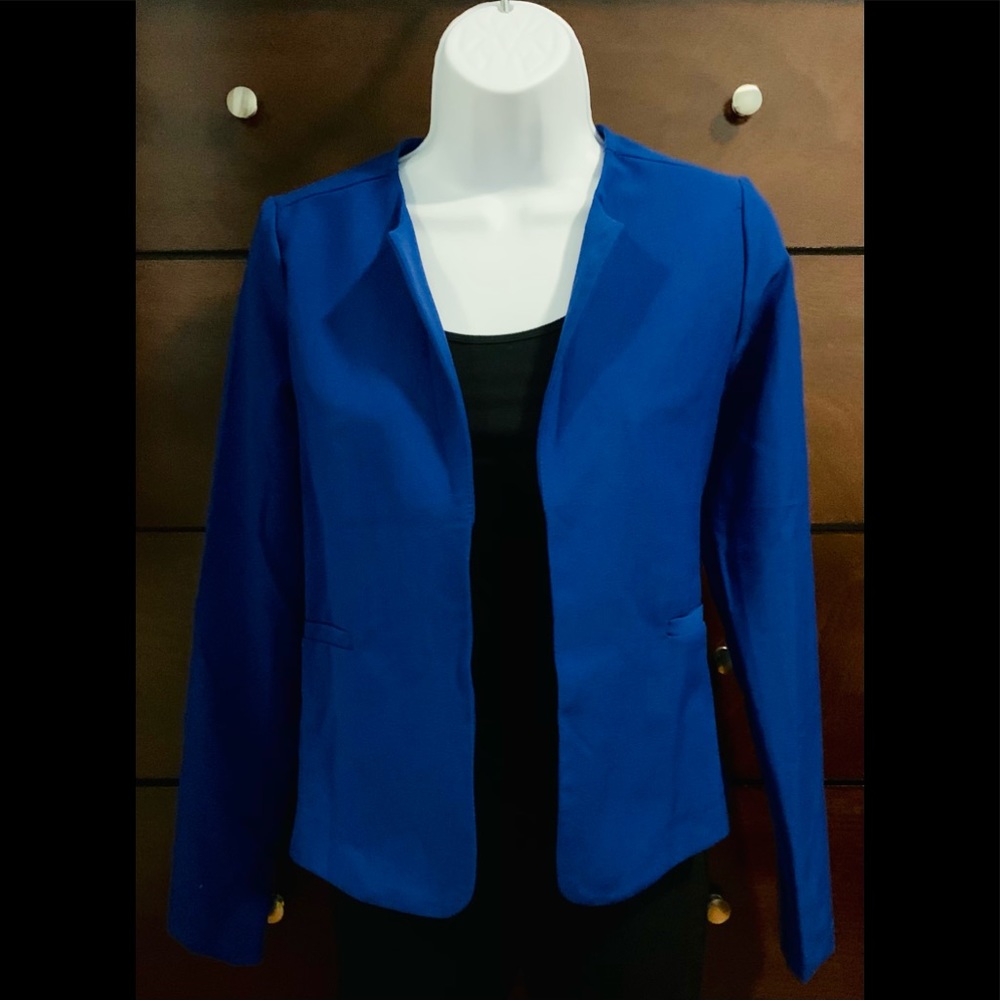Zippered Cropped Blazer/Jacket Size Small